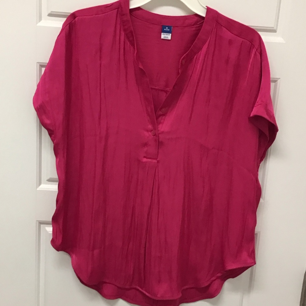 Old Navy Fuchsia Blouse